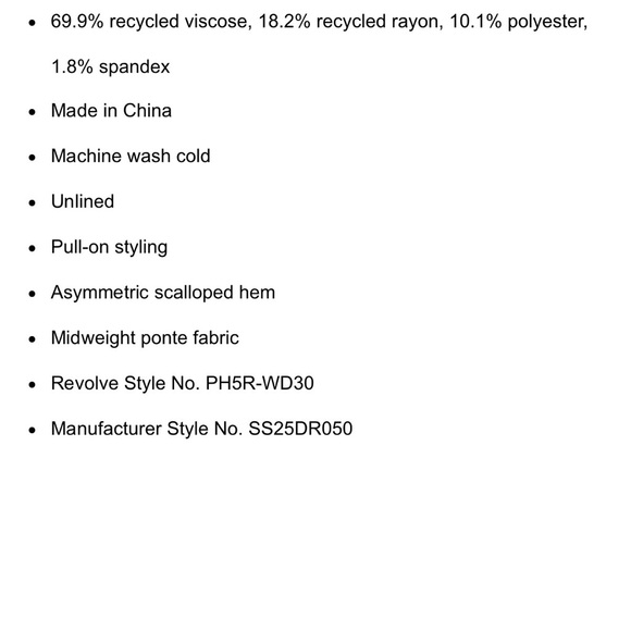 NWT PH5 Asymmetrical Green and White Aster Dress in Olive Garden XS - Picture 5 of 10